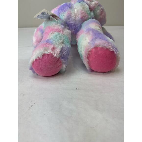 Build A Bear Pastel Swirl Kitty Cat 15" Pink Purple Blue Stuffie Stuffed Animal - Picture 6 of 8